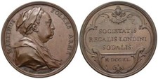 Bronzemedaille 1740 - George