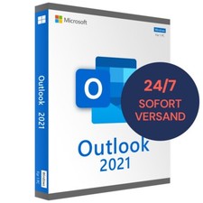 Microsoft Outlook 2021 Key Code E-Mail Dauerhaft Sofort-Versand Deutsch TOP