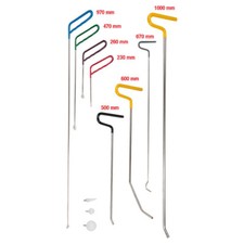 KS TOOLS Ausbeuleisen-Satz, 11-tlg geeignet zum Entfernen von Dellen