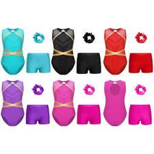 Mädchen Metallic Turnanzug