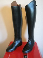 Leder Reitstiefel Sergio Grasso 4540 Neu m Karton Größe 38/39 H47 W37schwarz