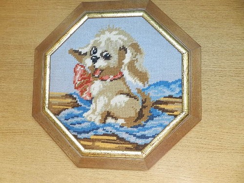 Gobelin stickbild motiv hund - gobelin,