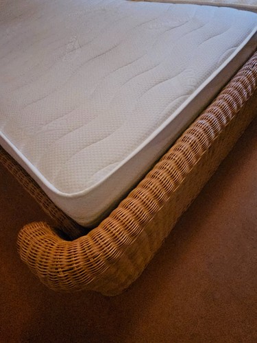 Rattanbett 2x2m - rattanbett,