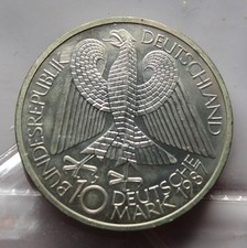 10 DM Münze * 750 Jahre Berlin * 1987 J  15,6 Gramm Silber unc