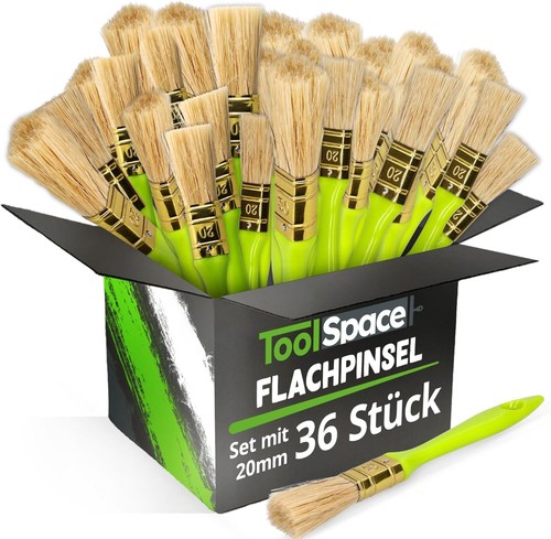 36er set flachpinsel mm - 36er, 20