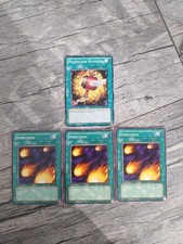Yugioh 3x Hinotama (SRL-G120 + 2x DB1-DE116) und Magischer Hammer 1.Auflage RYMP