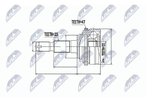 Original nty gelenksatz - original,