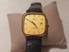 Sehr gepfl. verg. Orig OMEGA SEAMASTER Quarz H.-Uhr m.Dat. "Vintage"