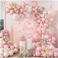 Rosa Luftballon Girlande 108