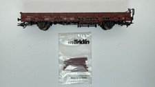 Märklin H0 4694 Rungenwagen Rlmms 58 450 820 DB ohne OVP GEALTERT
