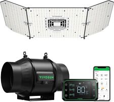 VIVOSUN Smart Grow System w/AeroLight W200SE LED Grow Light w/AeroZesh T6 Kit