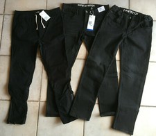 H&M Jungen Jeans Hose schwarz