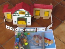 playmobil 5684 6927 Ponyhof 6474 Stallerweiterung Ponyhof KOMPLETT TOP-Zustand