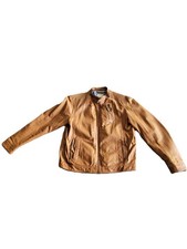 Lederjacke, hellbraun, wie