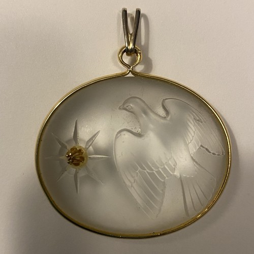 Lalique nina ricci oval - lalique, 1,5"