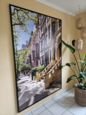 New York XXL Leinwandbild Bild Schattenfugenrahmen Sonderanfertigung Townhouse