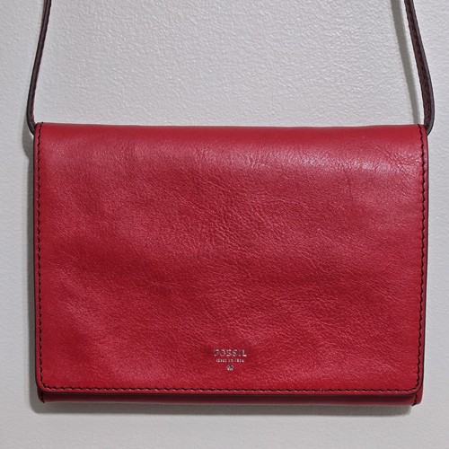 Fossil red mini flap - fossil,