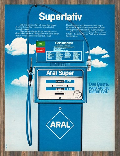 Aral tankstelle reklame - -,