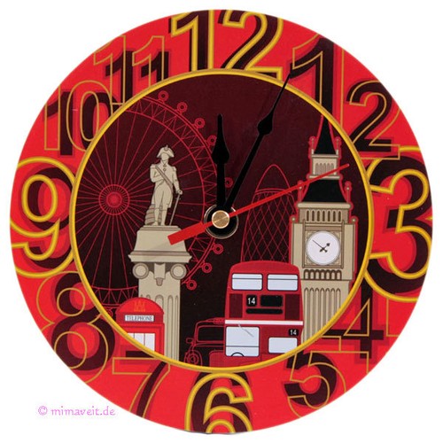 Wanduhr bilderuhr uhr - bilderuhr, bild