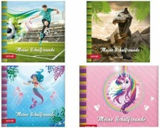 Roth Freundebuch Fußball Tyrannosaurus Meerjungfrau Einhorn