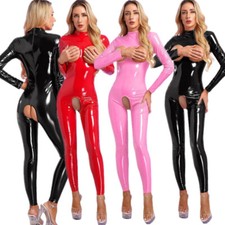 DE Damen Wetlook Lackleder