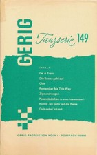 Gerig Tanzserie 149. Noten für Salonorchester (I'm A Train, Clair, Zigeunerwagen
