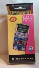 Neu verpackt Texas Instruments Little Professor Solar Spiel