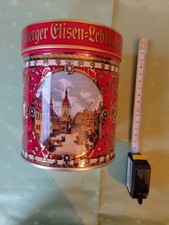 Blechdose "Feinste Nürnberger Elisen-Lebkuchen"  Lebkuchen Schmidt  11 x 13,5 cm