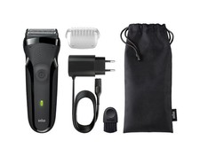 Braun Herren Rasierer Rasiergerät Akkurasierer Series 3-301s 3-fach Schersystem