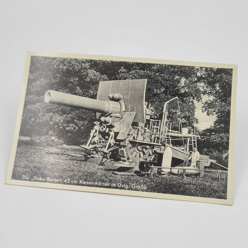 Postkarte die dicke berta - postkarte,
