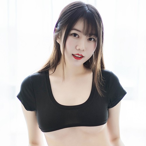 Damen sexy crop top shirt - crop,