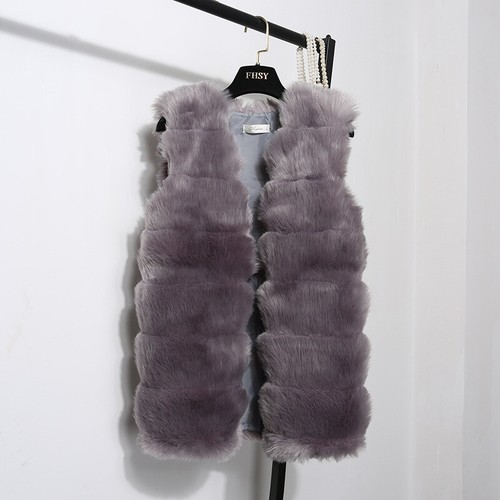 Damen warm kunstpelz flauschig - damen,