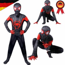 Spiderman Overall Cosplay Kostüm Maske Kinder Erwachsene Overall Outfit Party DE