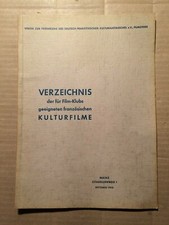 VERZEICHNIS DER FÜR