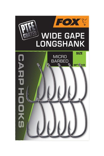 Fox carp hooks ptfe wide - carp,