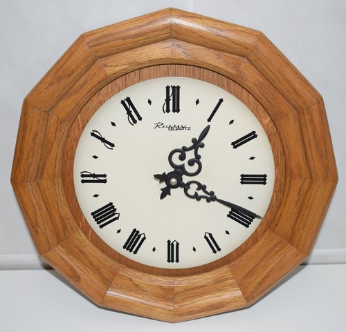 Richter wanduhr holz metall - wanduhr, holz/metall