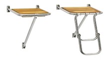 Edelstahl Badeplattform mit