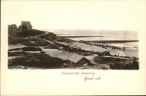 Domburg strandgezicht - domburg,
