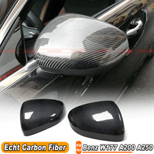 Für Mercedes W177 A200 A250 A35 AMG 2019-22 Carbon Spiegelkappen Spiegel Gehäuse