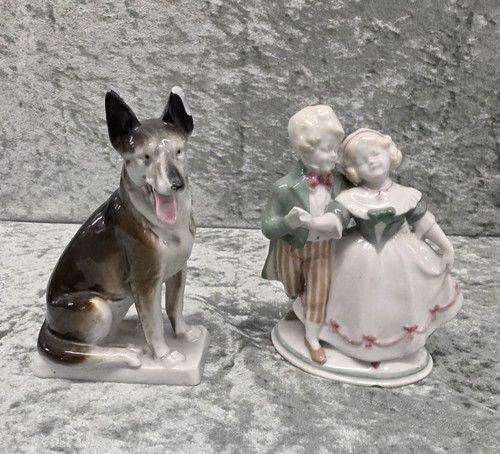 Figuren porzellan hund - figuren, und