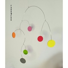 Mobile Skulptur aus Holz 40 x