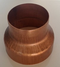 1x Kupfer Reduzier-Steckmuffe für Regenfallrohre *5 Varianten * NEUWARE