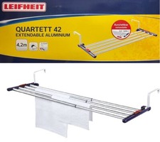 Leifheit Universaltrockner Quartett 42 Extendable Aluminium Auszieh-Wandtrockner