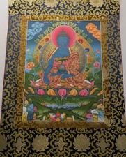Tibet. Thangka Malerei Blauer