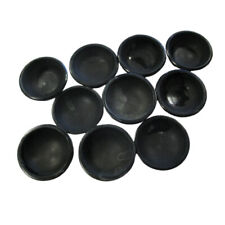 Räucher Deko Stein Schale 10 Stück im Set mit lackierfehlern ca. 8cm schwarz