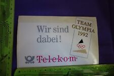 Alter Aufkleber TELEKOM Team Olympia 1992