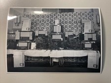 1950er altes SW Foto Radio & Fernseher Ausstellung Messe TV Siemens