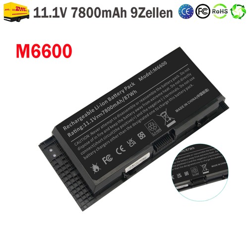 7800mah laptop akku für dell - akku,