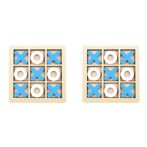 Holzbrett tic toe spiel xo - toe-spiel,