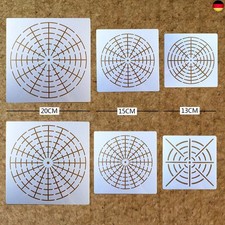 BLUGUL Mandala Schablone, Mandala Dotting Malvorlagen Schablonen, Mandala Rock